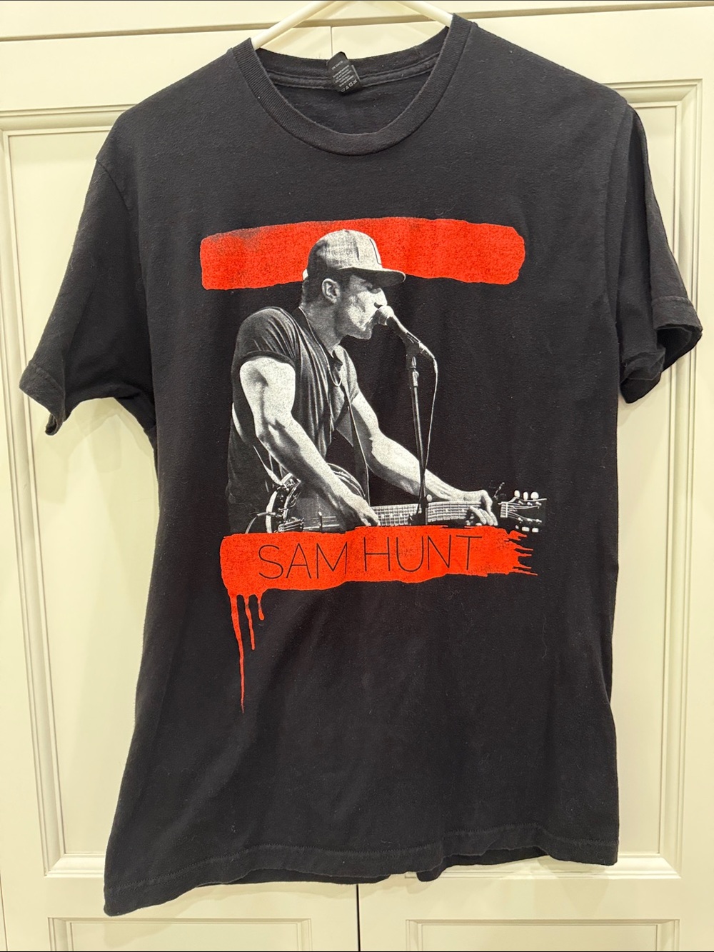 Sam Hunt 2015 World Summer Tour T Shirt Rare Original Official Size Medium‎